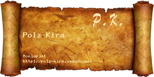Polz Kira névjegykártya